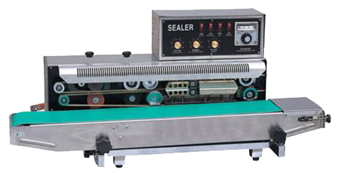 Automatic plastic bag sealing machine